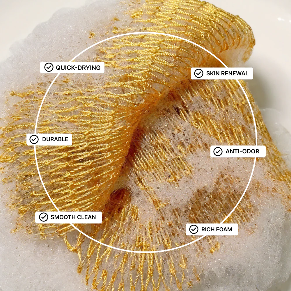 African Exfoliating Body Net Sponge