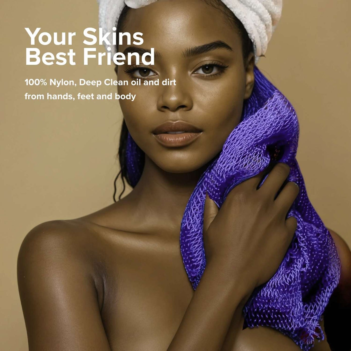 African Exfoliating Body Net Sponge